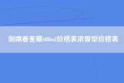 剑南春鉴藏680ml价格表浓香型价格表