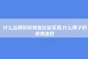 什么品牌的收纳盒比较实用,什么牌子的收纳盒好