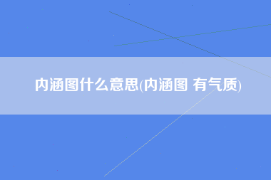 内涵图什么意思(内涵图 有气质)